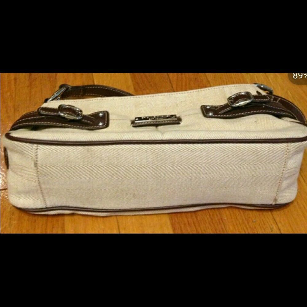 #082 Etienne Aigner Linen handbag - Picture 3 of 4